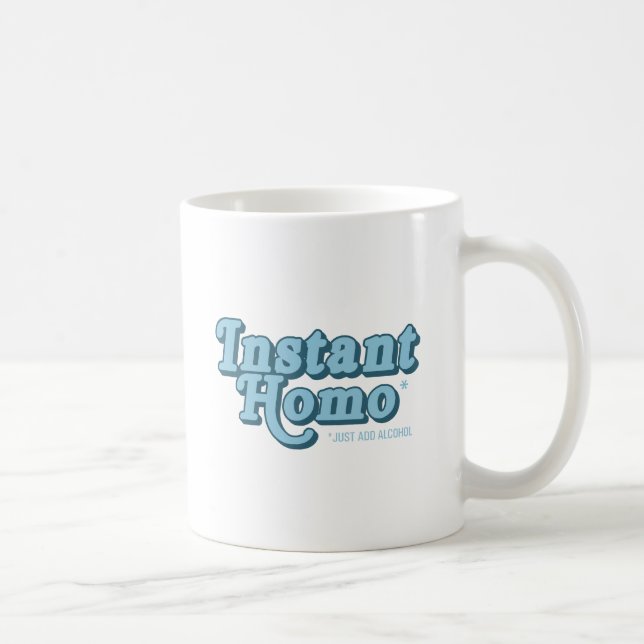 Caneca De Café Homo Instantâneo (Direita)