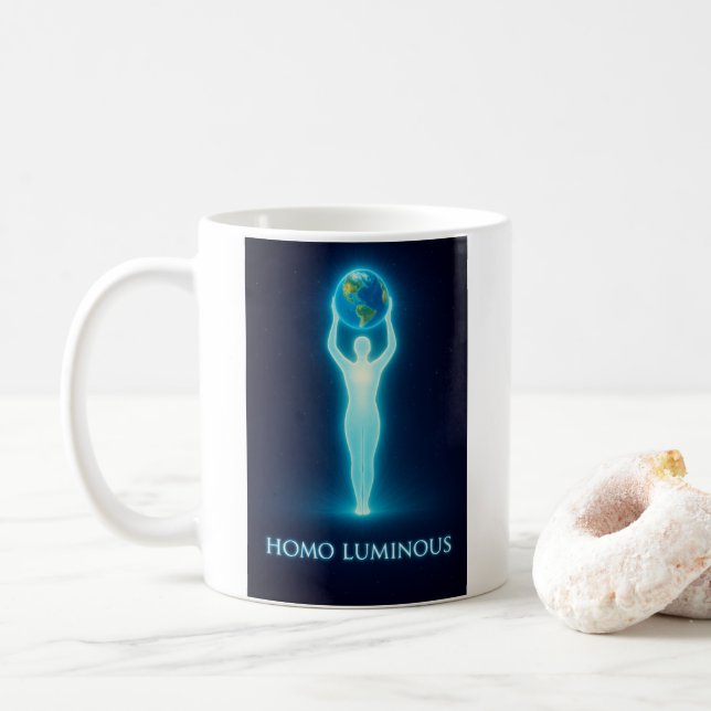 Caneca De Café Homo Luminous - The Light Bringer Morning Mug (Com Donut)