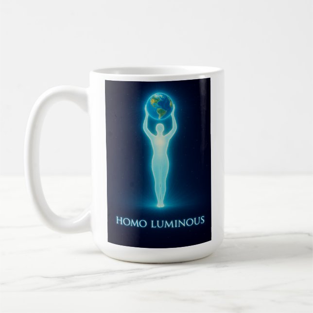 Caneca De Café Homo Luminous The Light Bringer Morning Mug 15 oz (Esquerda)