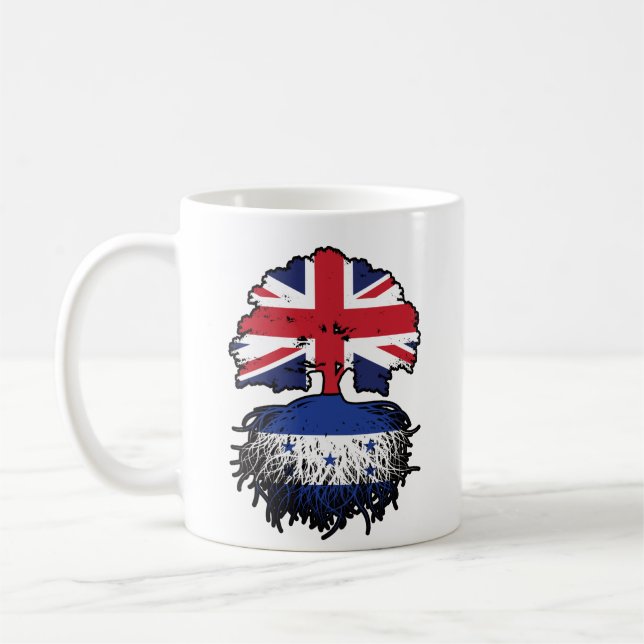 Caneca De Café Honduras Hondurenho - Grã-Bretanha - Bandeira das  (Esquerda)