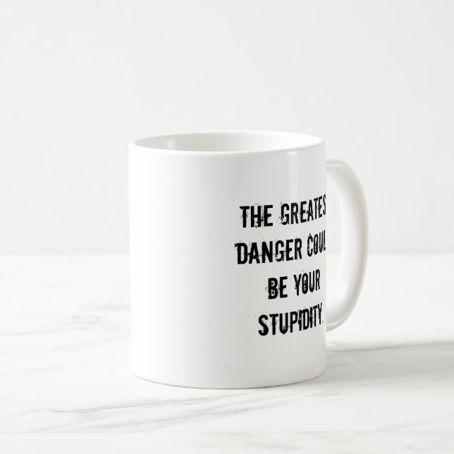 Caneca De Café Honest Mug (Frente Esquerda)