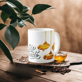 Caneca De Café Honey Dripe and Splash Mug: Uma Sinfonia de Sweetn
