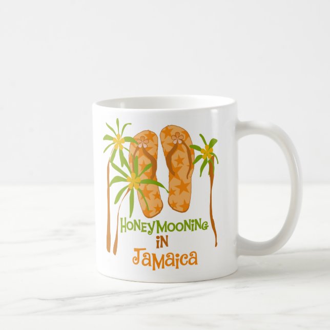 Caneca De Café Honeymooning em Jamaica (Direita)