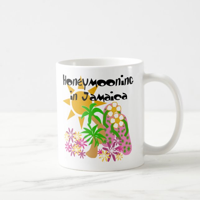 Caneca De Café Honeymooning em Jamaica (Direita)