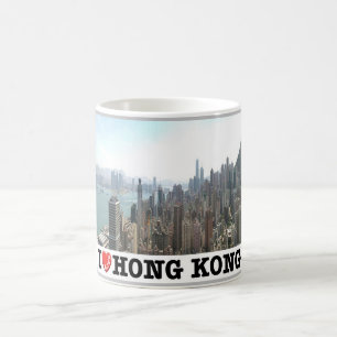 Caneca De Café Hong Kong - I Love -