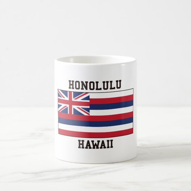 Caneca De Café Honolulu Havaí (Centro)