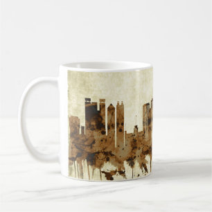 Caneca De Café Honolulu Hawaii Cityscape