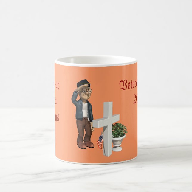 Caneca De Café Honrando nossos Veteranos - (Centro)