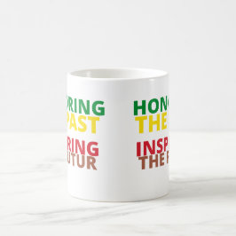 Caneca De Café Honrando o passado inspirando o futuro Mínimo