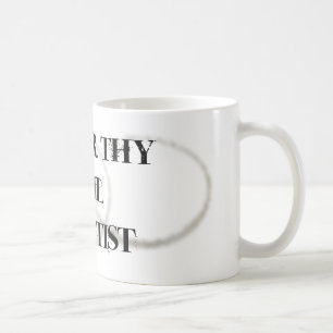 Caneca De Café Honre Thy cientista do solo