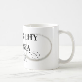 Caneca De Café Honre Thy mergulhador do mar profundo