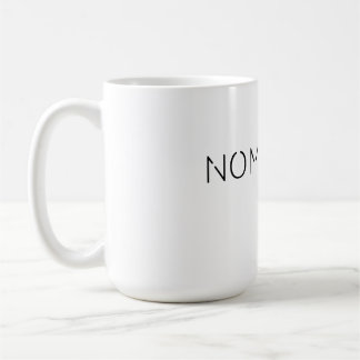 Caneca De Café Hoodie Nomadism Records Logotipo Preto