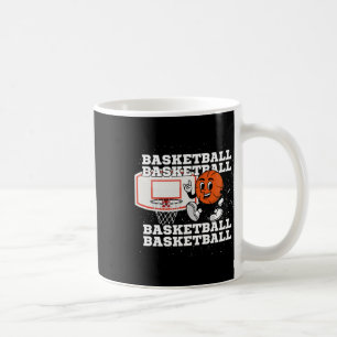Caneca De Café Hoop de Caracteres de Basquete