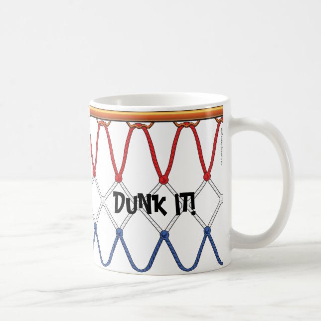 Caneca De Café Hoop Net_red White Blue_Dunk (Direita)
