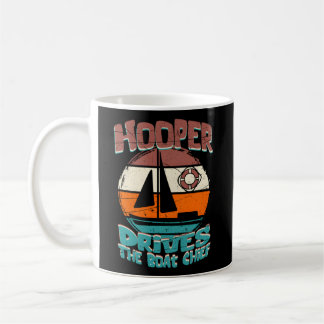Caneca De Café Hooper Dirige O Chefe Do Barco