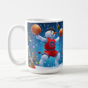 Caneca De Café Hoops de Natal