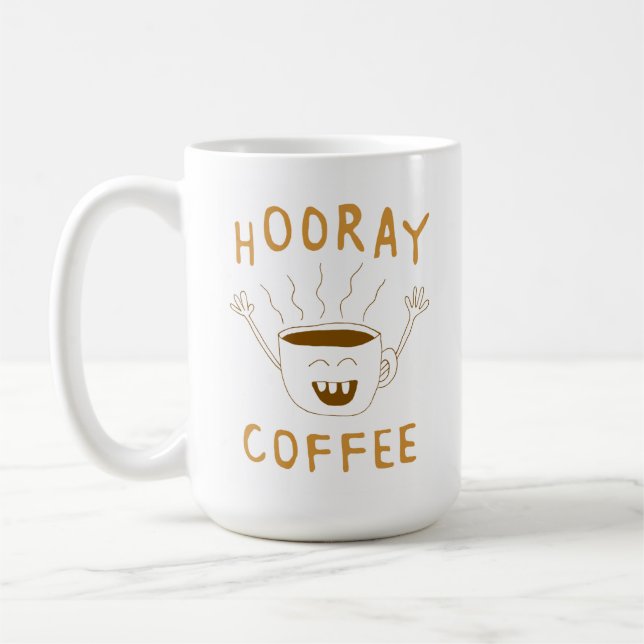 Caneca De Café Hooray café! (Esquerda)