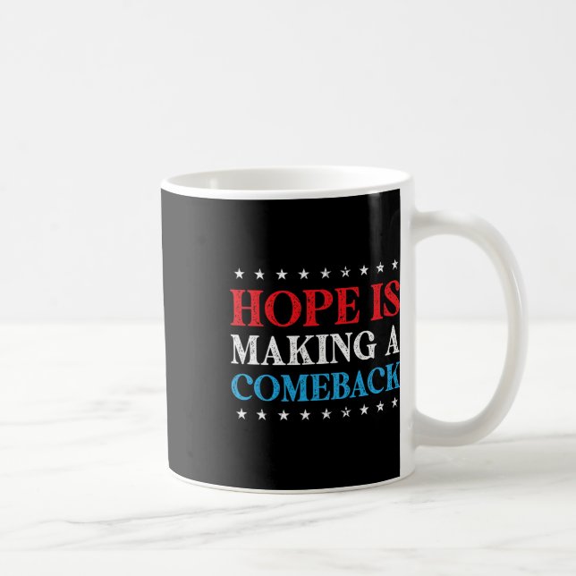 Caneca De Café Hope É Fazer Comeback 2024 Kamala (Direita)
