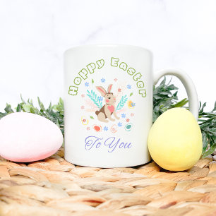 Caneca De Café Hoppy Páscoa Para Você Presente de Páscoa