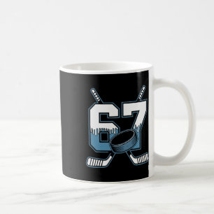 Caneca De Café Hóquei 67 Six Seven Alpha Gíria 6 7 Meme Crianças