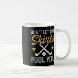 Caneca De Café Hóquei de Campo Divertido Não Deixe as Saias Engan
