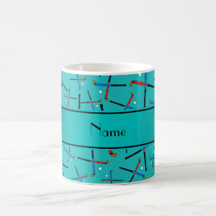 Caneca De Café Hóquei em campo conhecido personalizado de