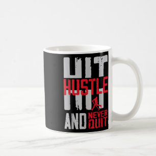 Caneca De Café Hóquei em Campo Empenho Acerto E Nunca Desista