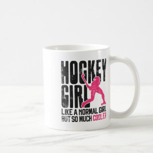 Caneca De Café Hóquei em Campo Garota de Hóquei Como Uma Garota N