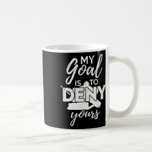 Caneca De Café Hóquei Meu Objetivo É Negar O Seu Camiseta Diverti