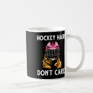 Caneca De Café Hóquei no Gelo Engraçado Para Meninas Esporte de H