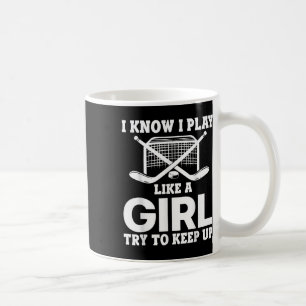 Caneca De Café Hóquei no Gelo Legal Para Mulheres Meninas Amantes