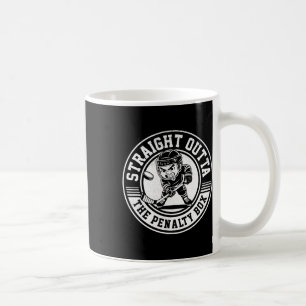 Caneca De Café Hóquei no Gelo Saindo Diretamente da Caixa de Pena