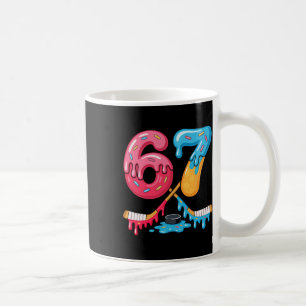 Caneca De Café Hóquei Seis Sete Gotejamento de Sorvete