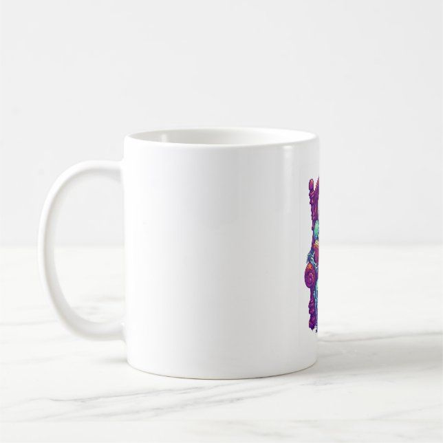 Caneca De Café Hora da História com Bones � Esqueleto Divertido p (Esquerda)