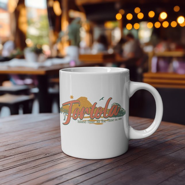 Caneca De Café Hora Da Ilha, O Tempo Todo (Criador carregado)