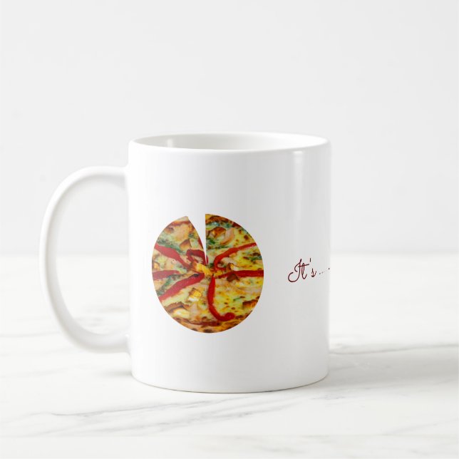 Caneca De Café Hora da pizza (Esquerda)