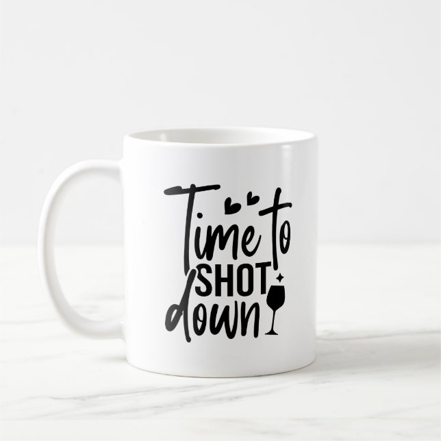 Caneca De Café Hora de derrubar (Esquerda)