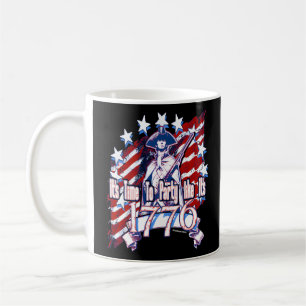 Caneca De Café Hora de festejar como se fosse 1776