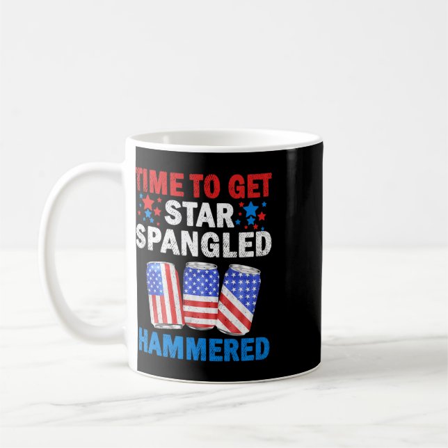 Caneca De Café Hora de ficar bêbado com martelo estrelado cerveja (Esquerda)