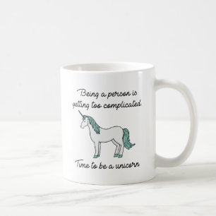Caneca De Café Hora De Ser Um Unicórnio