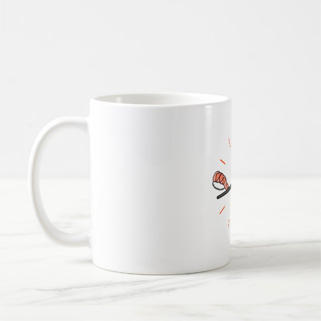 Caneca De Café Hora de Sushi (Esquerda)