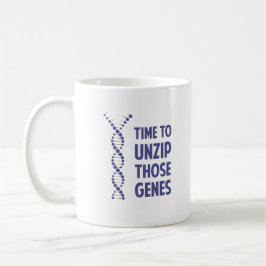 Caneca De Café Hora de unzip aqueles genes genéticos