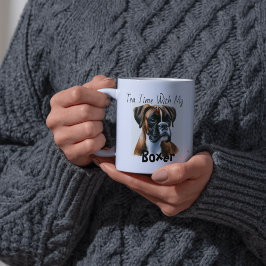 Caneca De Café Hora do Chá dos Browns Fofinhos Com o Meu Boxer