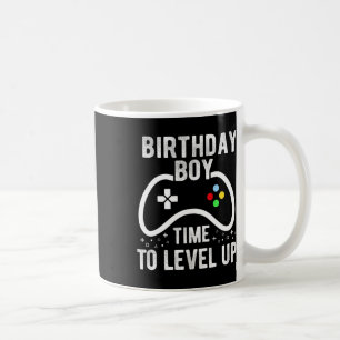 Caneca De Café Hora do Menino Subir de Nível Presente de Aniversá
