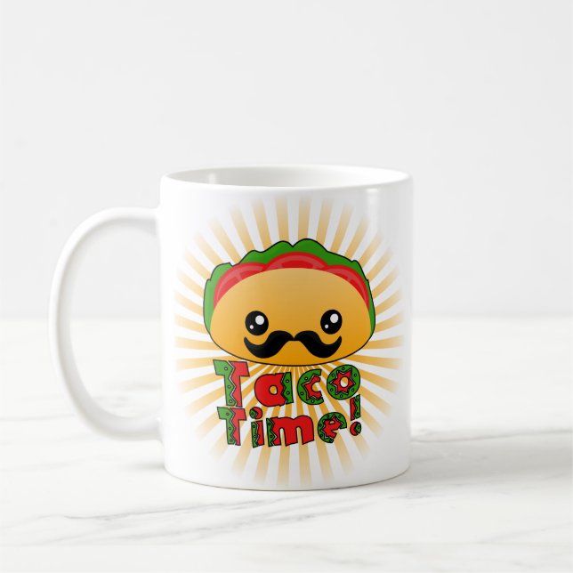 Caneca De Café Hora do Taco (Esquerda)