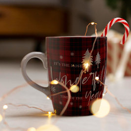 Caneca De Café Hora Mais Maravilhosa Do Natal Da Xadrez