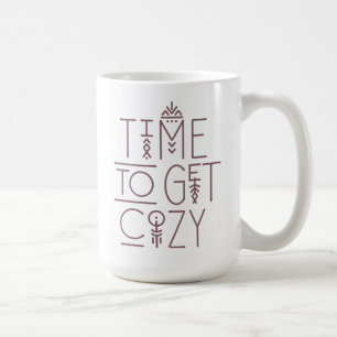 Caneca De Café Hora moderna de pegar o Design Cozy