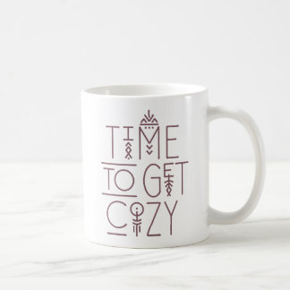 Caneca De Café Hora moderna de pegar o Design Cozy