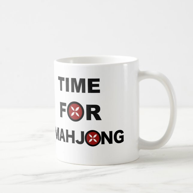 Caneca De Café Hora para Mahjong (Direita)