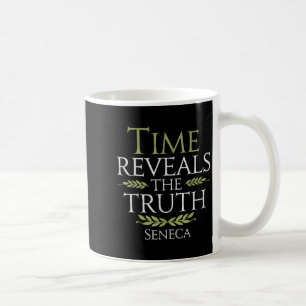 Caneca De Café Horário de Cotação Sêneca Revela Filosofia Estátic